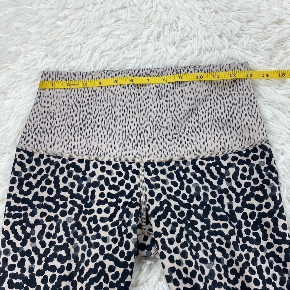 Lululemon Wunder Under Crop (Roll Down) Ace Spot Grain Black